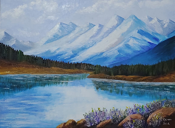 Pico nevado - 50 x 70 - Ost